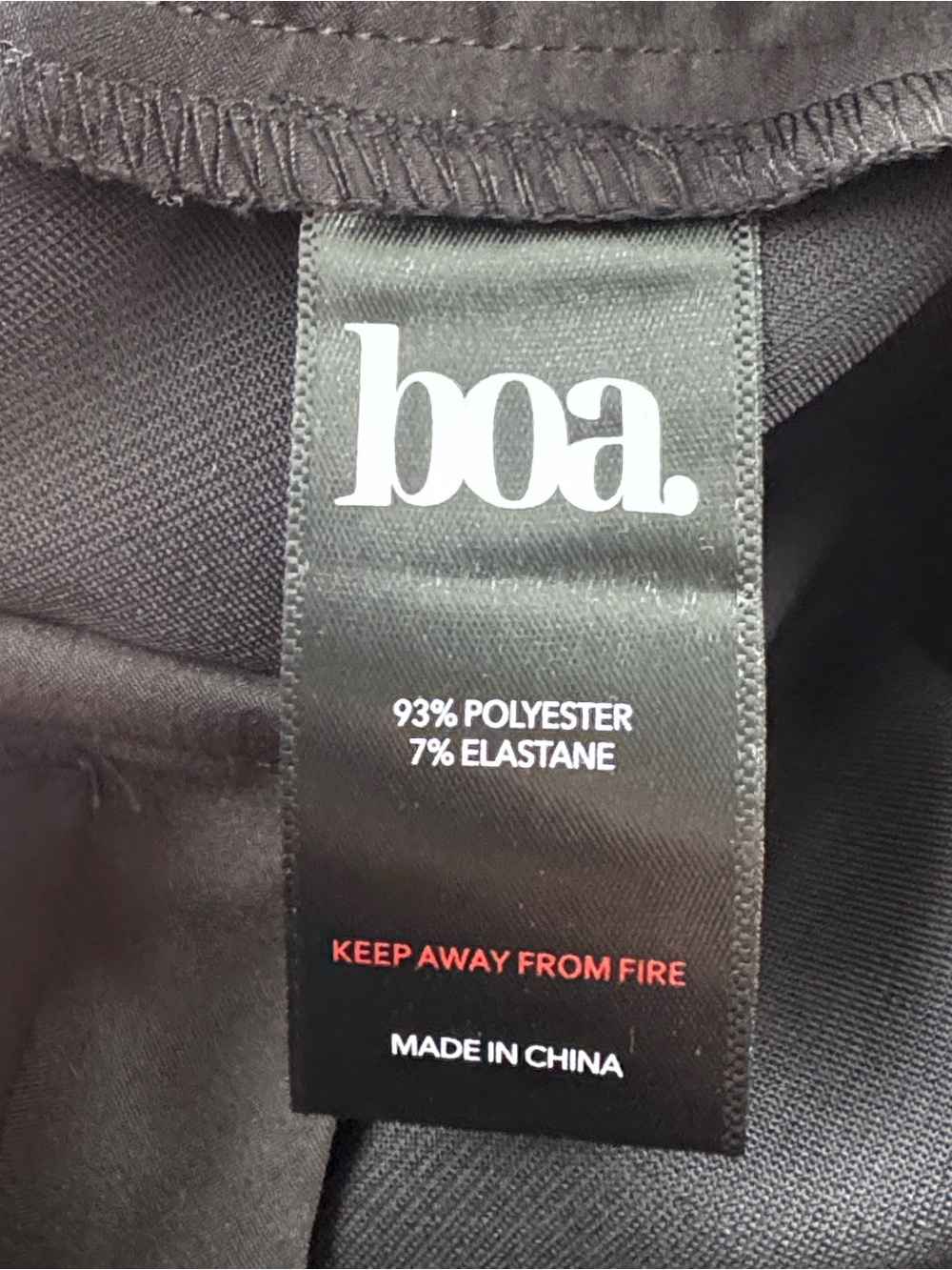 boa. Because Of Alice Effortless Pleated Wide Leg Trousers Black Small - Picture 10 of 11
